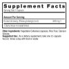 Korean Ginseng 50 v-caps Supplement Facts Box