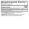 Skullcap Herb 1oz Low Alcohol Supplement Facts Box